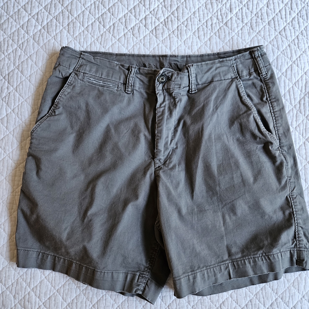 American Eagle Outfitters Light Gray Shorts